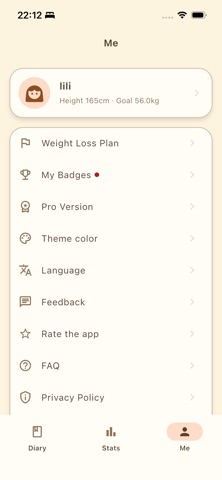 Yomoe: Diet Tracker Screenshot 4 of 4