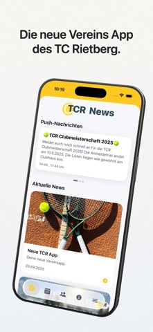 TCR App Screenshot 1 of 4