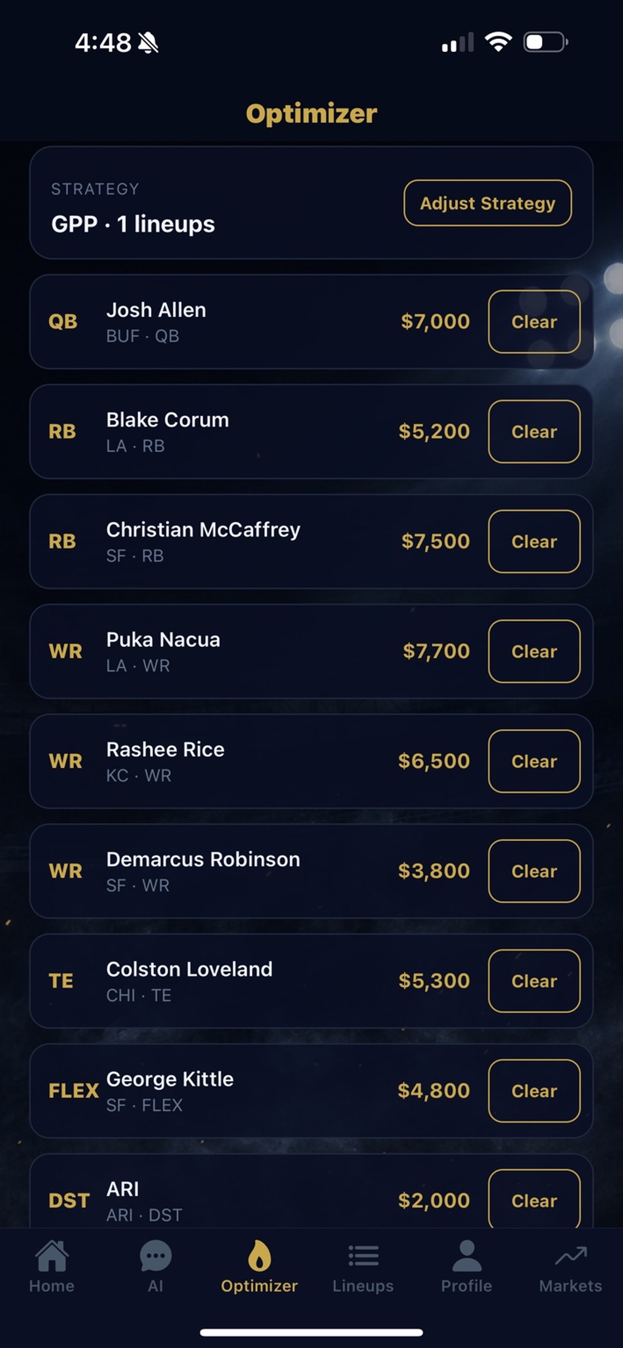 Screenshot 2 of Sportbook Me DFS AI