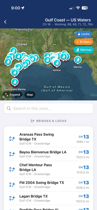 MarineRadioMap Screenshot 7 of 9