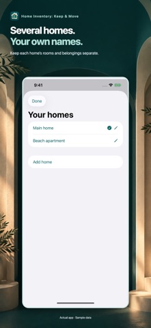 Home Inventory: Keep & Move iPhone screenshot