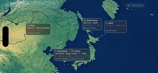 Global Stock Map screenshot