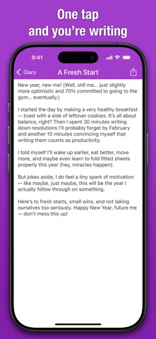 Simple Daily Diary Screenshot 2 of 3