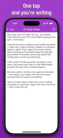Simple Daily Diary: Screenshot 2 von 3