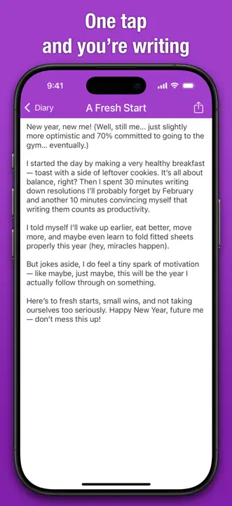 Simple Daily Diary : capture d’écran 2 sur 3