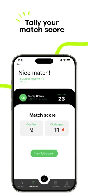 GOTALLY: Pickleball community screenshot 4