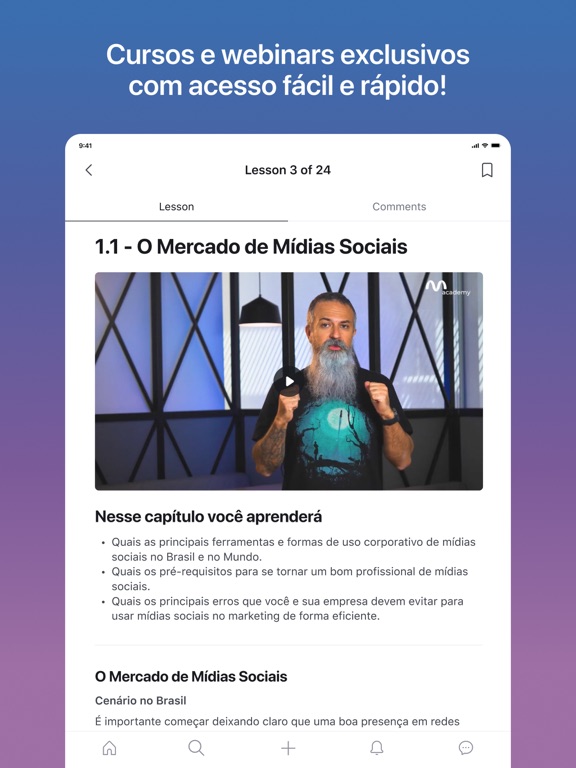 Maturi App iPad screenshot 1 - Social Networking app