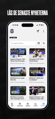 HockeyAllsvenskan iPhone screenshot 5