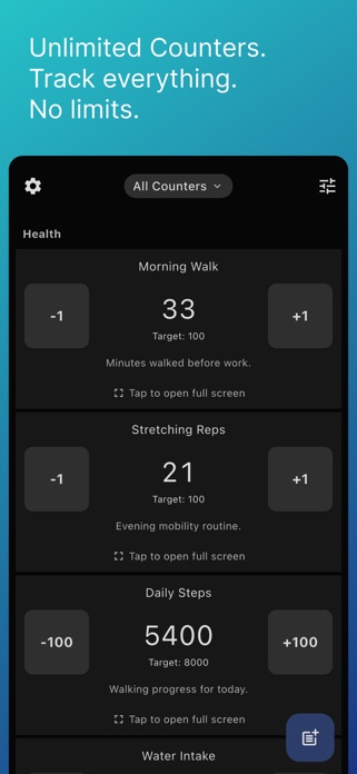 Click Counter - Tap Tracker Screenshot 2 of 9