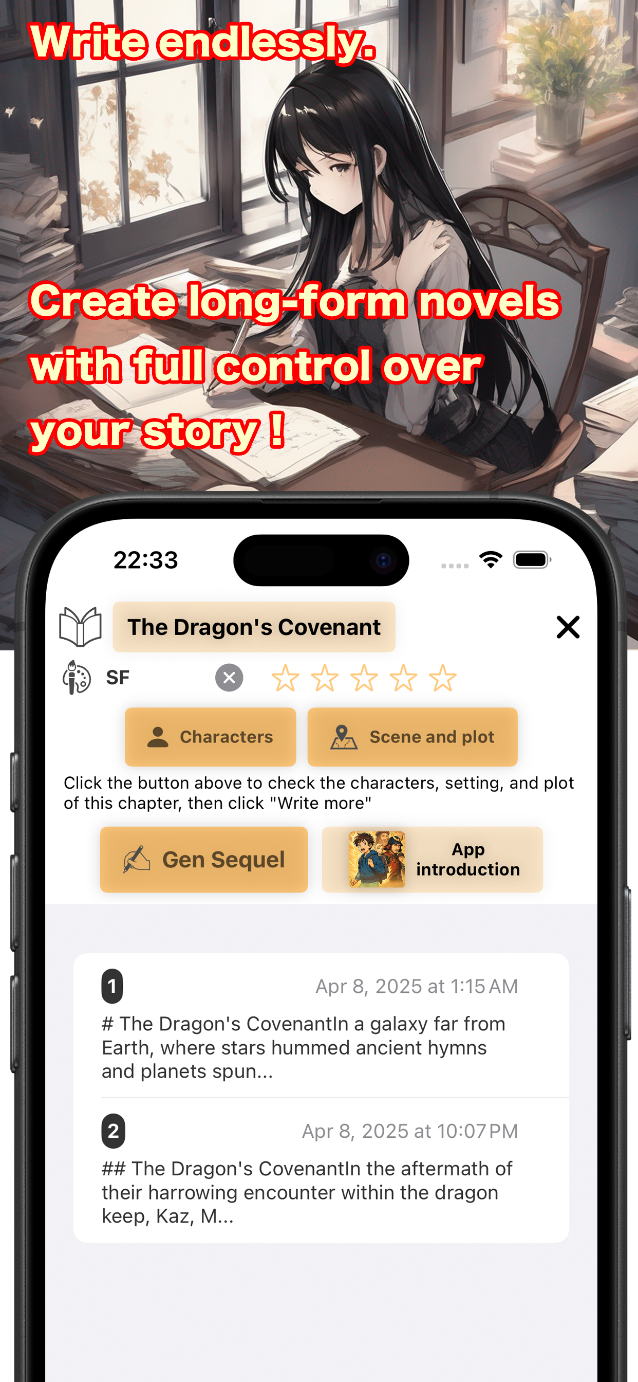 AINOVEL: AI Story Writer