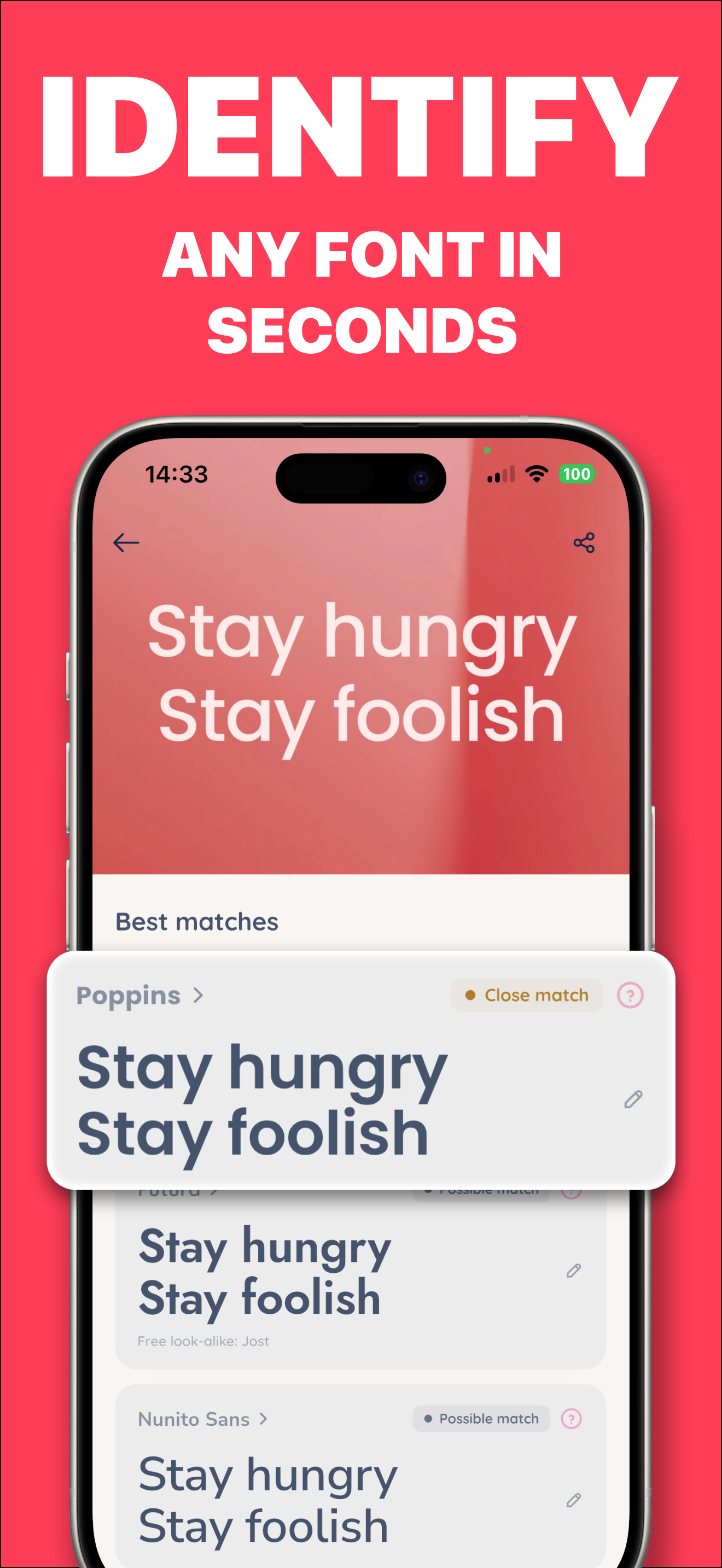 Font Identifier: Font Finder screenshot 2