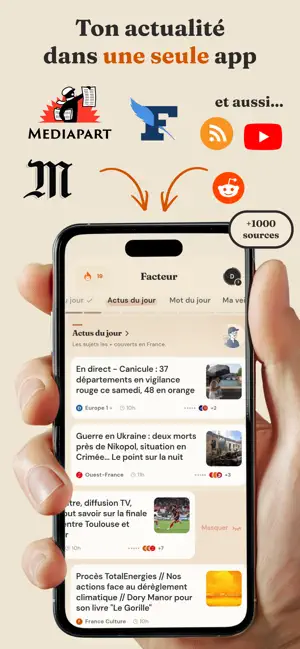 Facteur, ton journal de l'actu screenshot 1