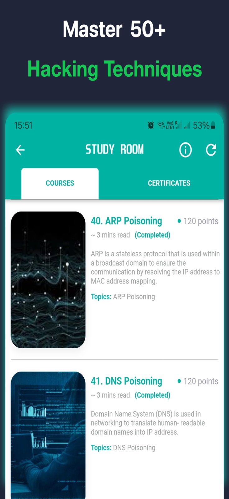 Ethical Hacking University App iphone screenshot 8