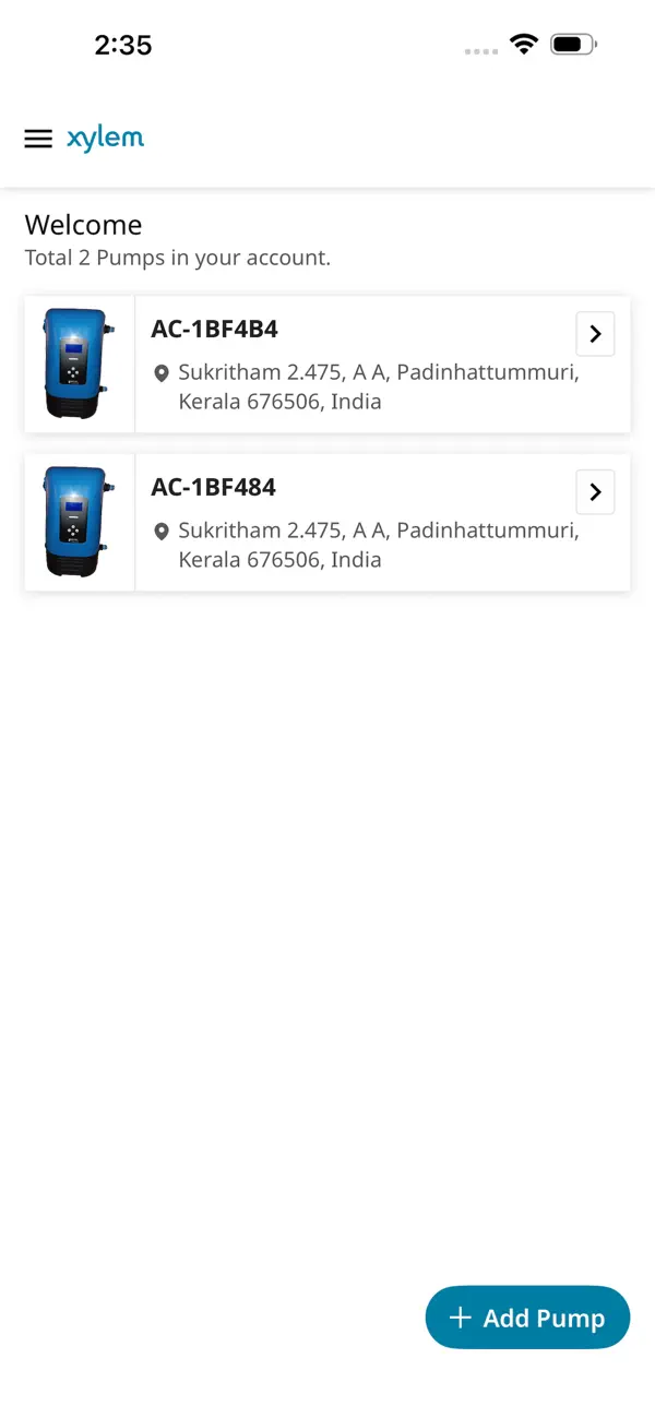 #3. AquaCase (iOS) Door: Xylem Inc.