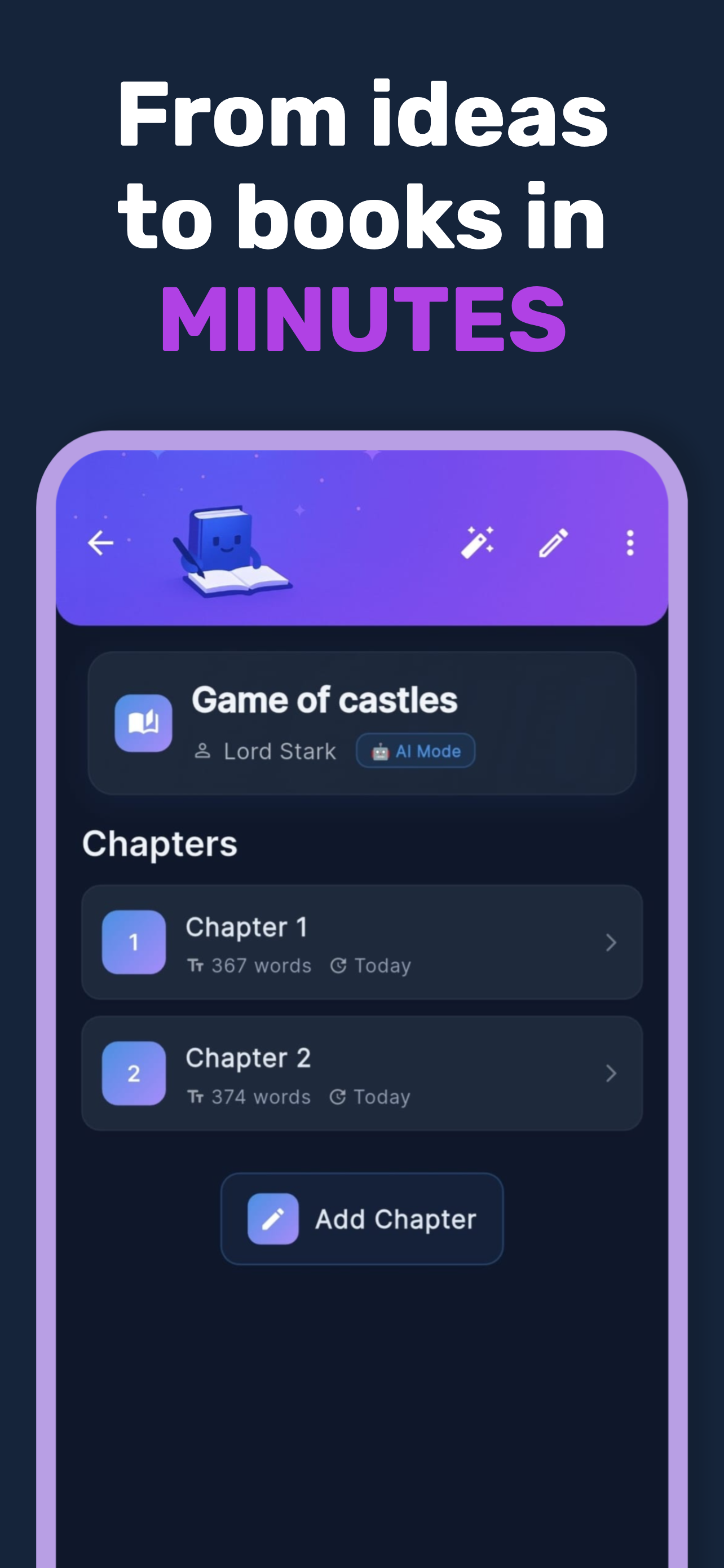 Book writer AI