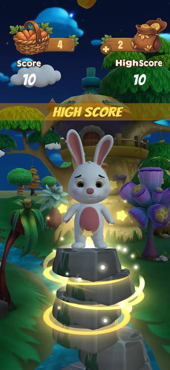Screenshot #2 pour Super Rabbit Jump: Stack Climb