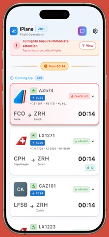 Zürich Flug – iPlane screenshot