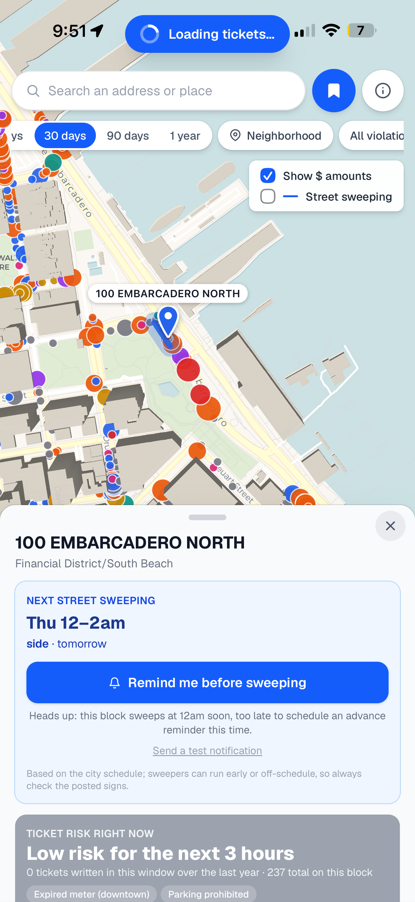 SF Parking Ticket Map