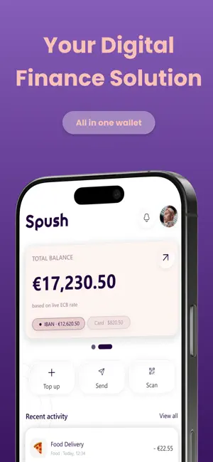 Spush | Wallet & Payments screenshot 1