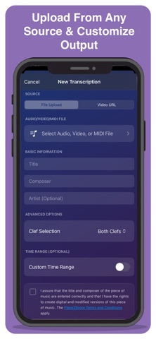 Piano2Score - eMusicTeacher screenshot