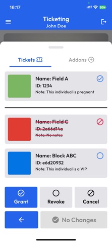 Ticketing Scanner screenshot