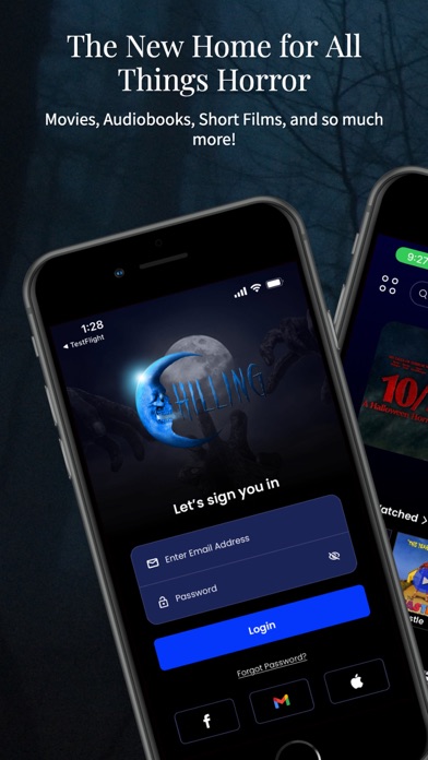 Screenshot #1 pour Chilling: Horror Movies & More