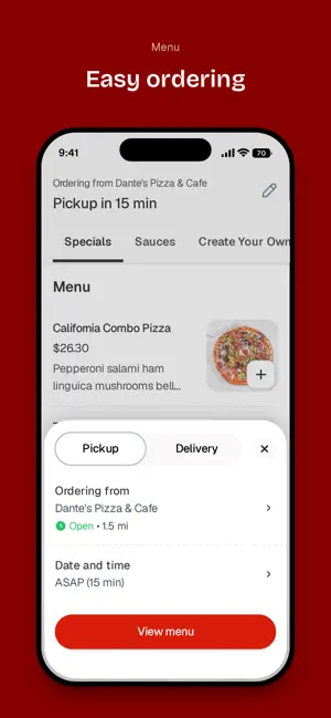 Dantes Pizza & Cafe screenshot 3