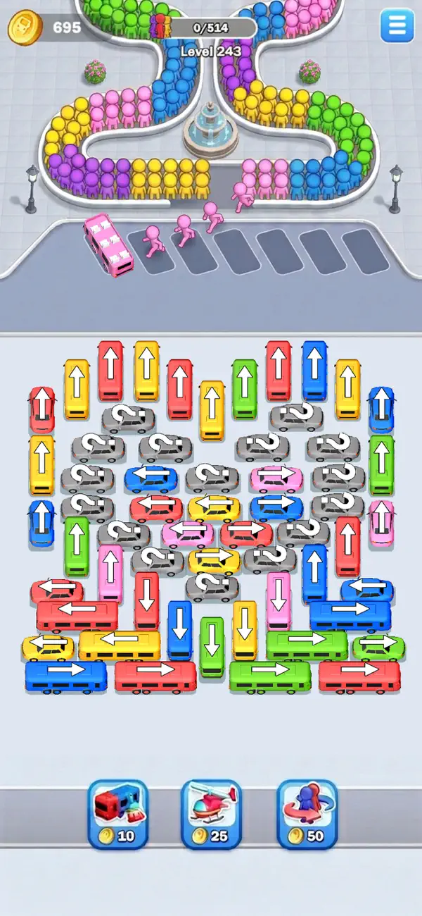 Screenshot #1 pour Car Jam 3D: Parking out puzzle