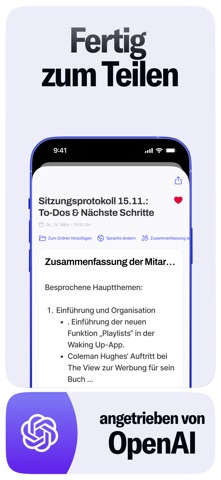 Wave – KI-Notizassistent screenshot 4