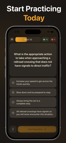 Virginia DMV VA Practice Test iPhone screenshot