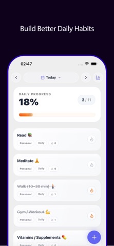 Ommio: Tasks, Habits & Focus Screenshot 2 of 9