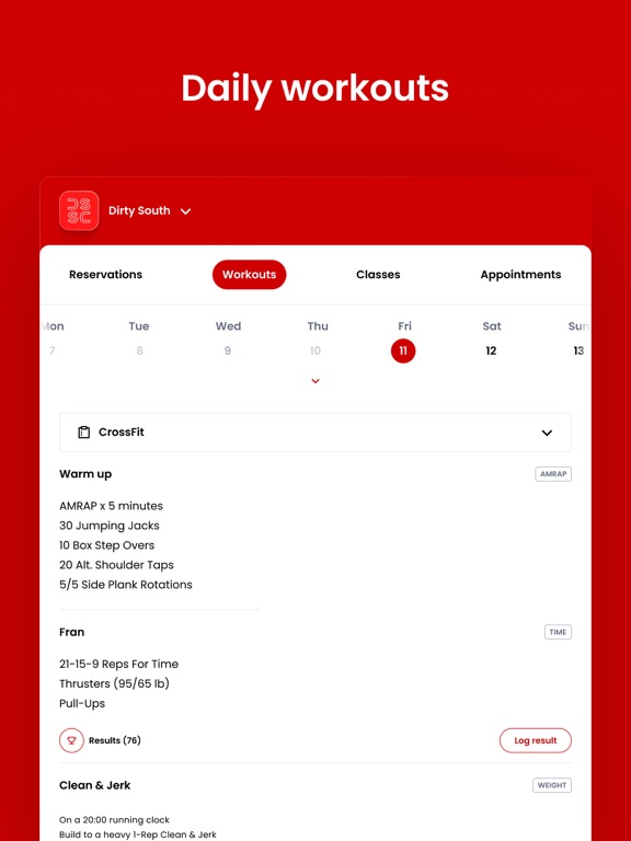 Dirty South S&C iPad screenshot 5 - Health & Fitness app