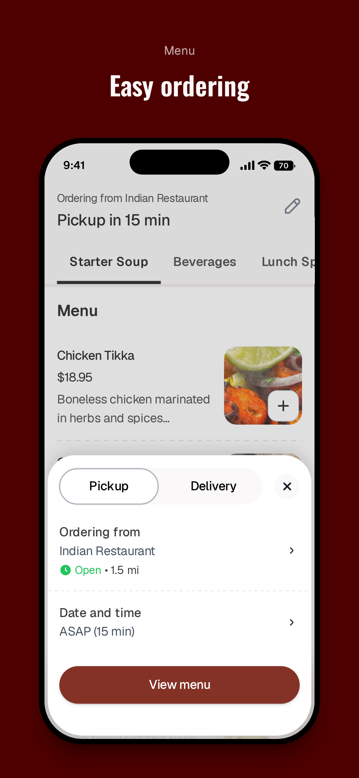 Indian Restaurant To Go screenshot 3