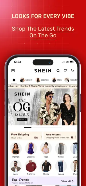 SHEIN India Fast Fashion iPhone screenshot 1