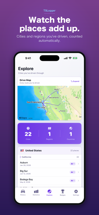 Drive Log for Tesla - TSLogger Screenshot 4 of 6