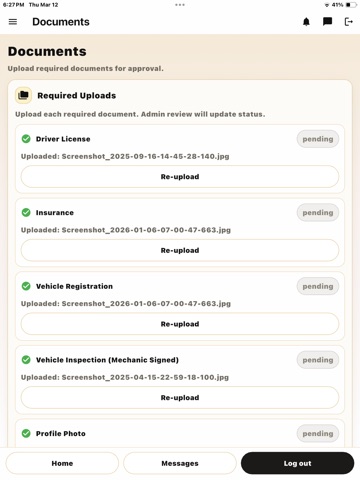 GoGoLiberty Driver iPad screenshot