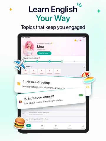 Linaoi: Speak & Learn English iPad screenshot 5