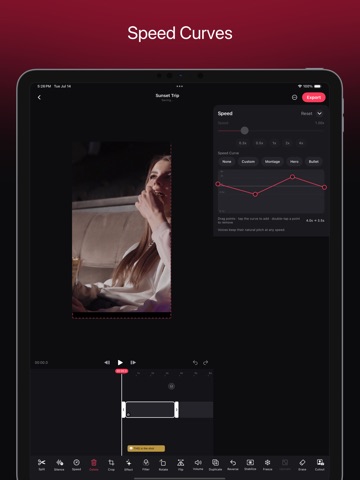 Zimblu: AI Video Editor iPad screenshot
