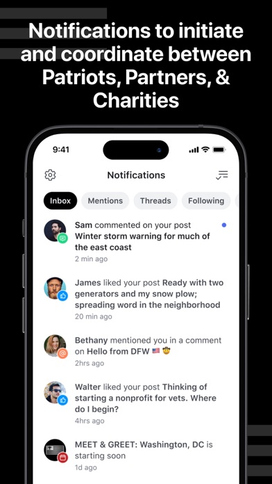 REAL USA iPhone screenshot 6 - Social Networking app