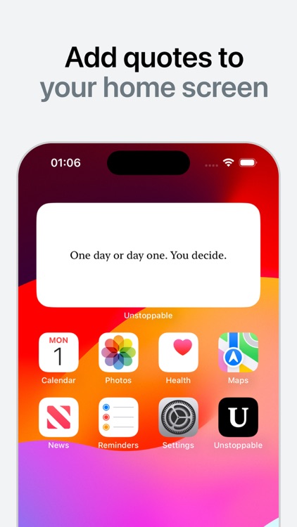 Unstoppable: Quotes Widget screenshot-4