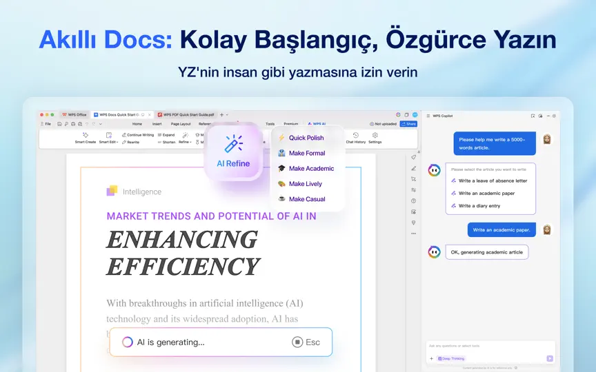 WPS Office: AI Doc, PDF, Sheet iPhone Ekran Görüntüsü 5