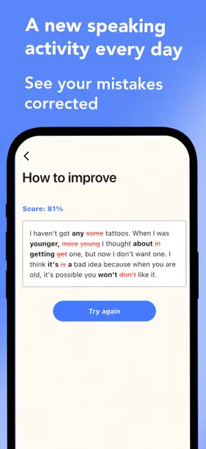 Spoken: Language practice screenshot 4