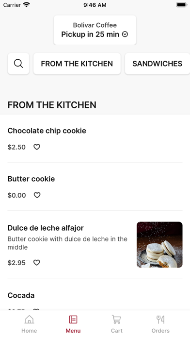 Bolivar Coffee iPhone screenshot 2 - Food & Drink app