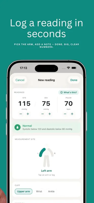 Blood Pressure Journal & Log screenshot 3 of 5