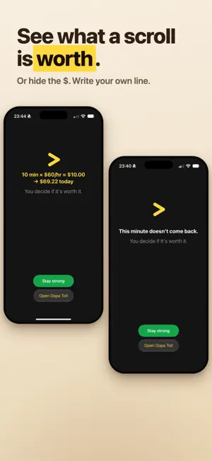Dopa Toll: Screen Time Cost screenshot 2