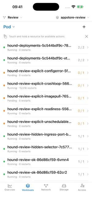 Hound K8s screenshot 1