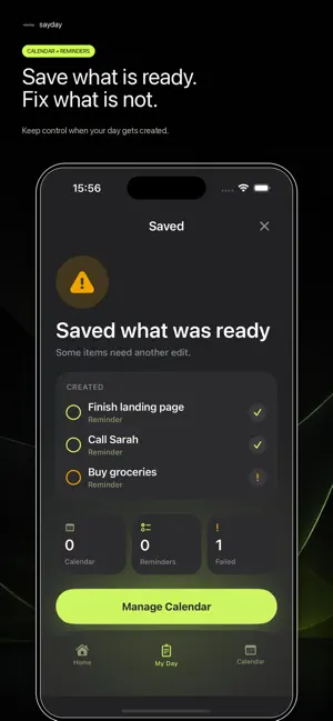 Sayday: Plan your day screenshot 4