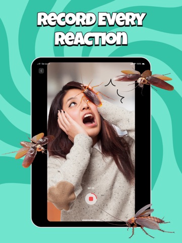 Funny Bug: Insect Prank Filter iPad screenshot