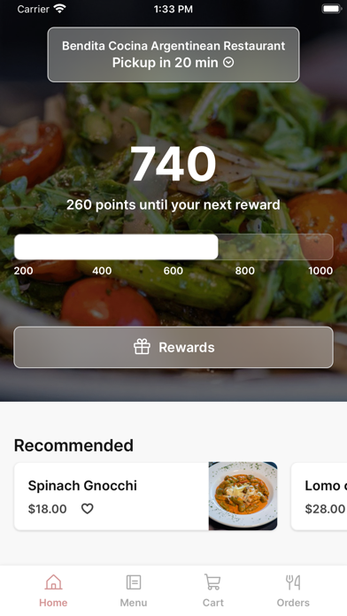 Bendita Cocina app screenshot