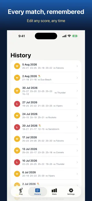 Mintonette: Volleyball Score screenshot 4